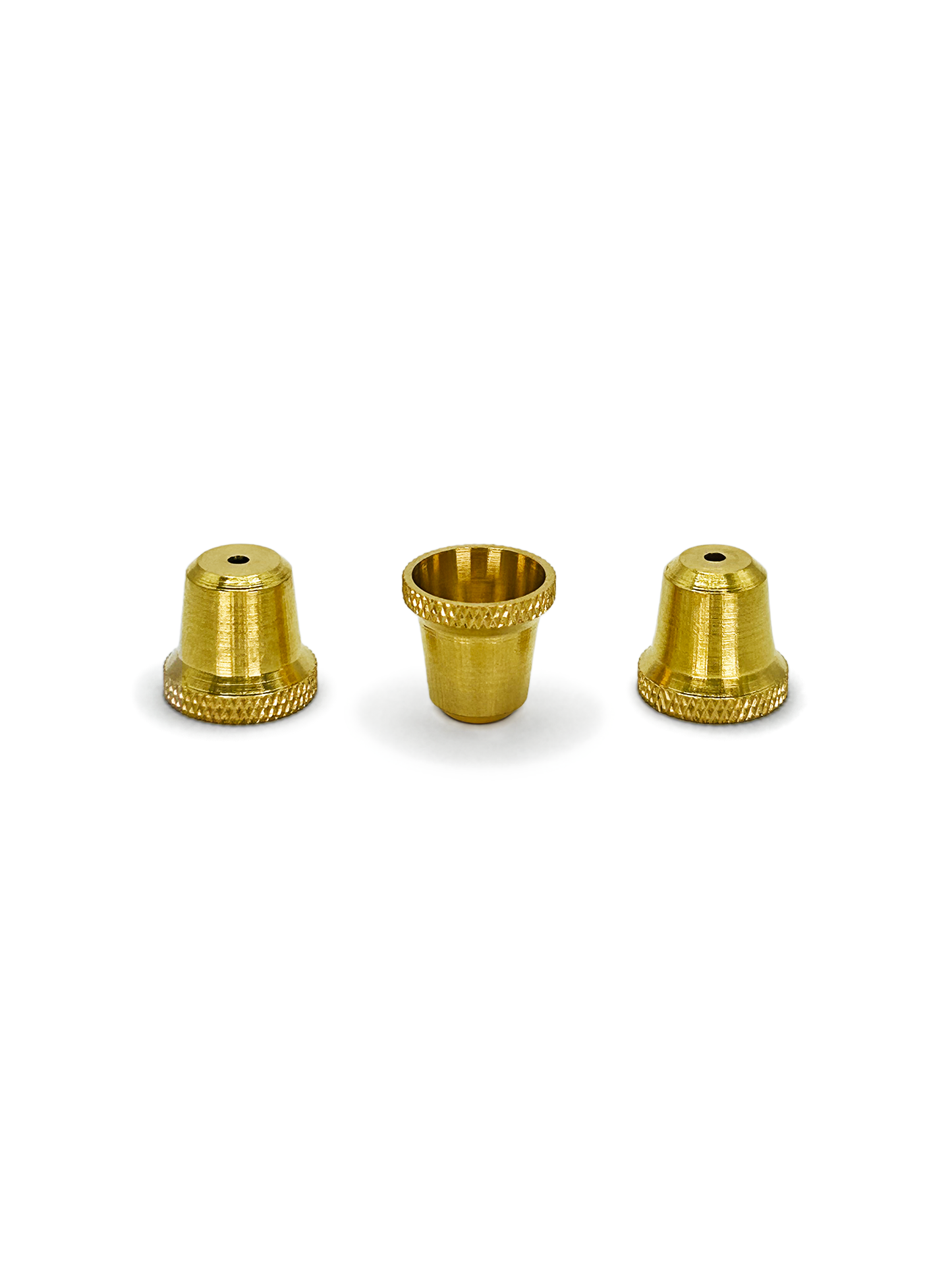 Medium Brass Cone Pieces - 3 Pack