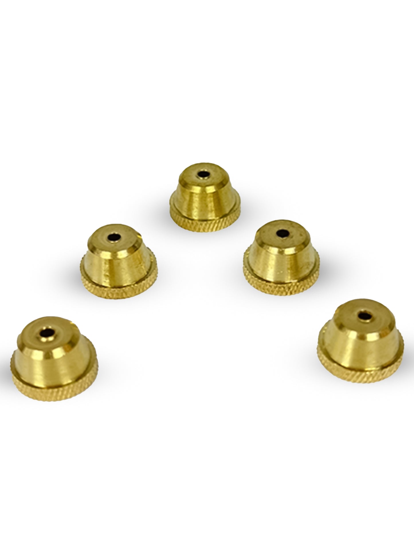 Premium Small Brass Smoking Cones – 5 Cones Per Pack