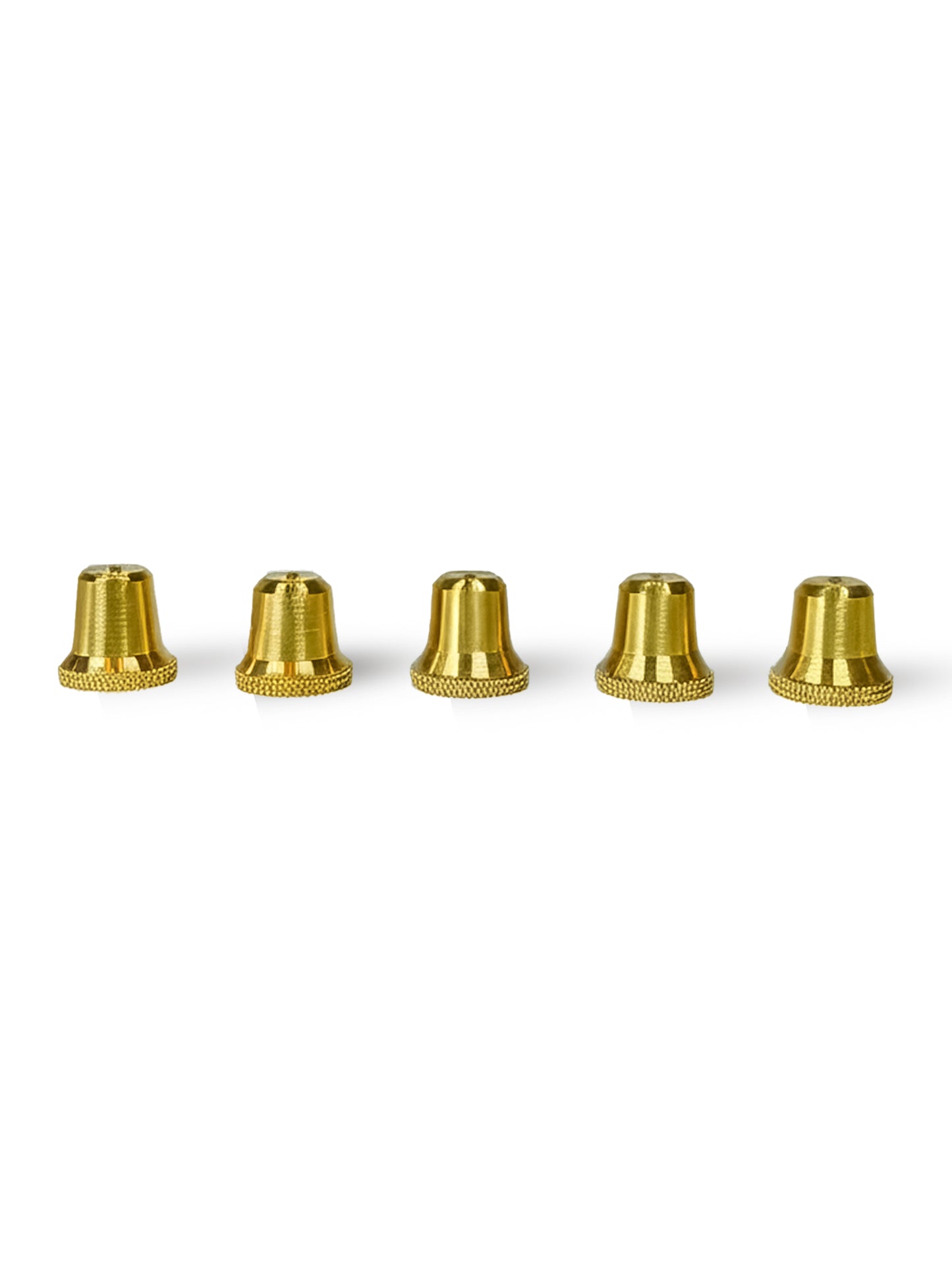 Medium Brass Cone Pieces 5 Piece Pack