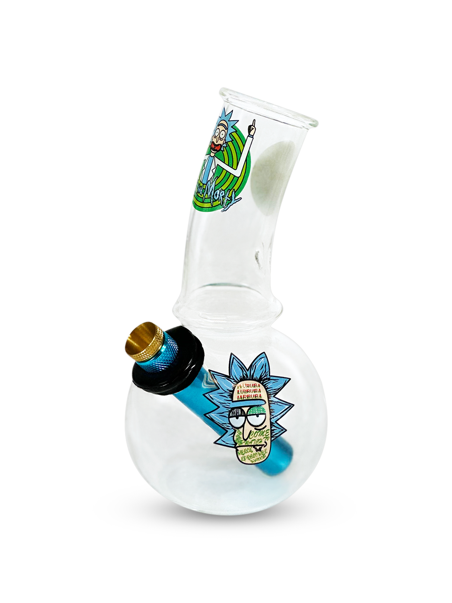 Small Glass Bong - 15cm Baby Plain