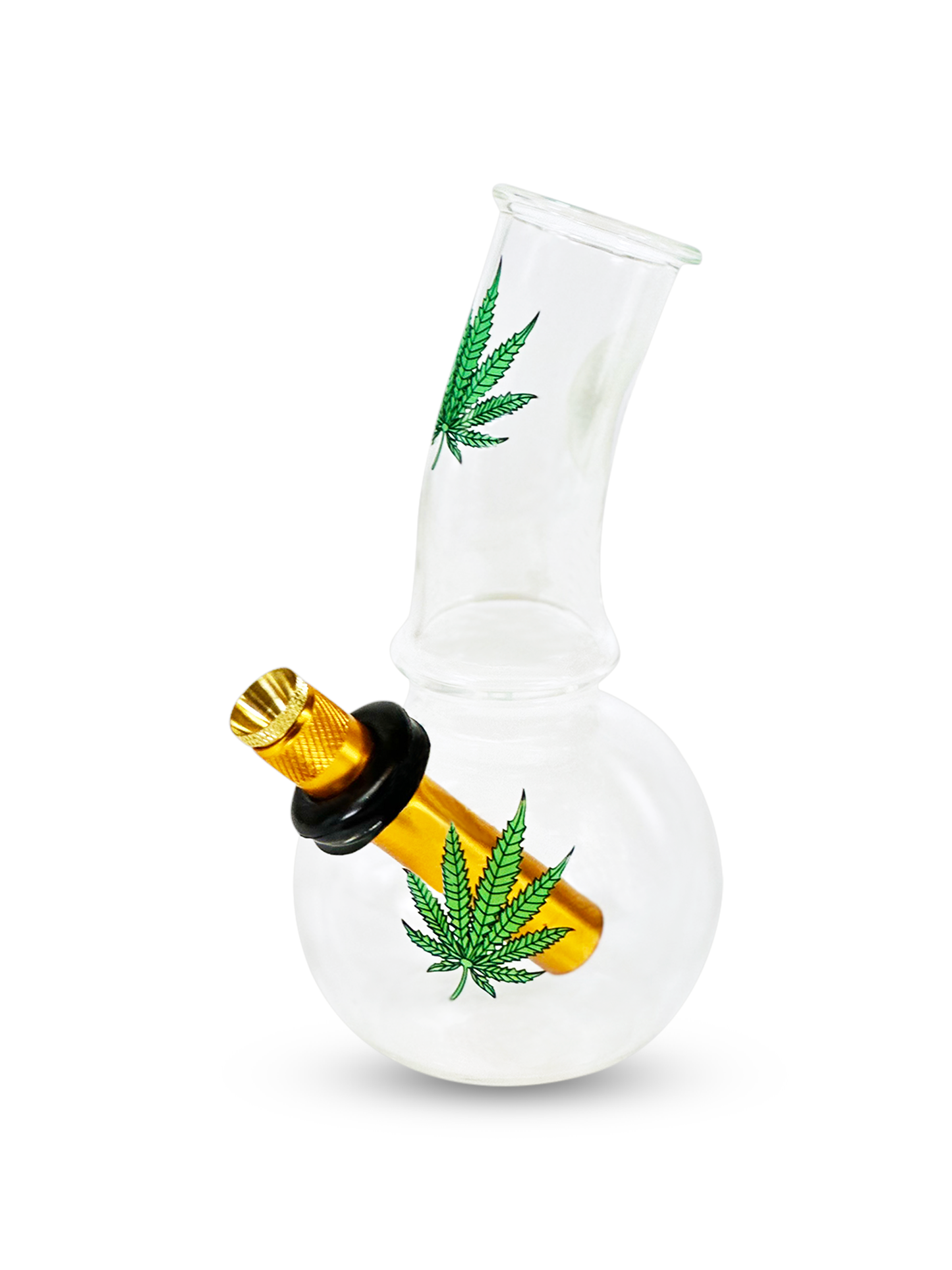 Small Glass Bong - 15cm Baby Plain