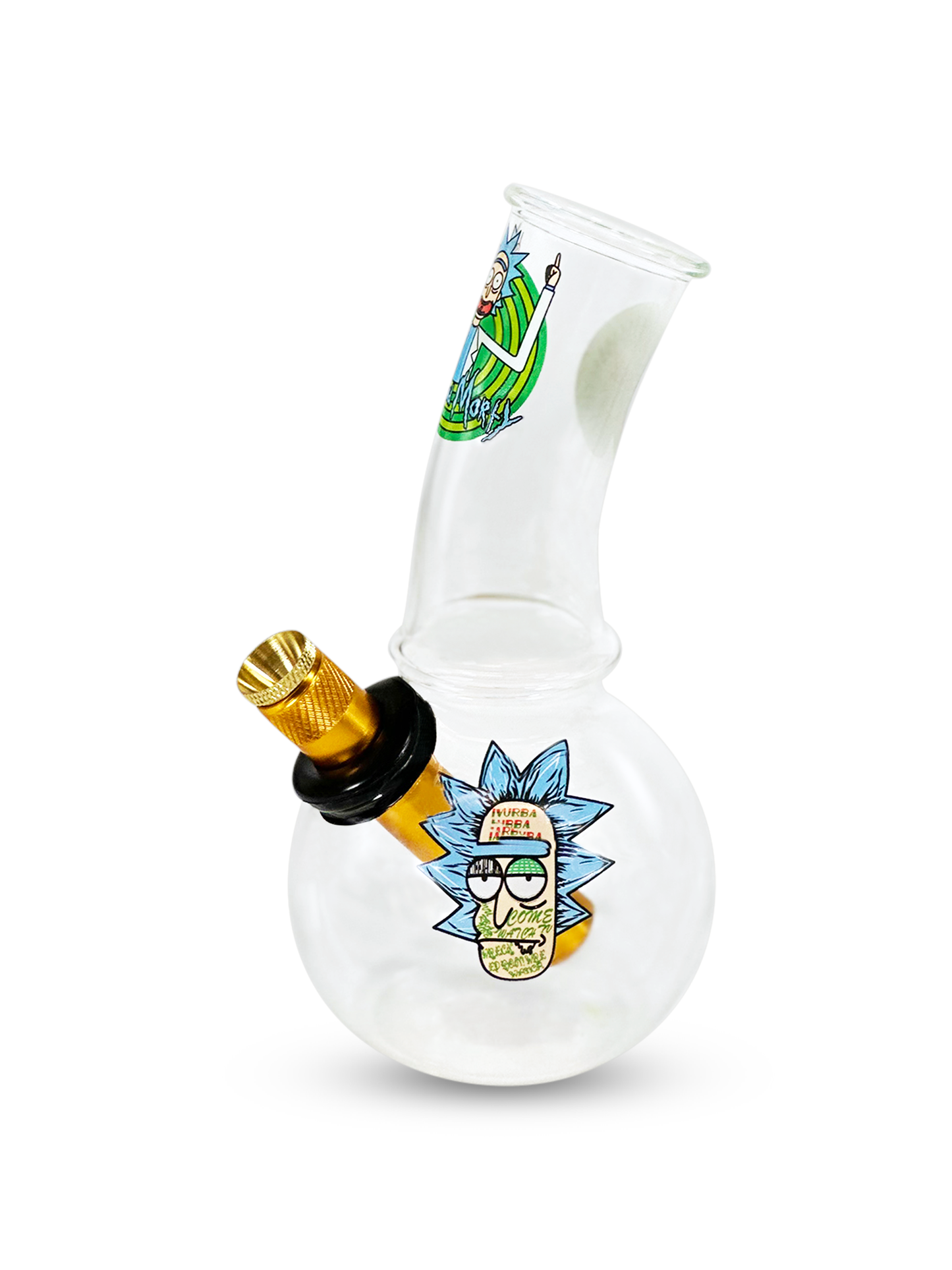 Small Glass Bong - 15cm Baby Plain