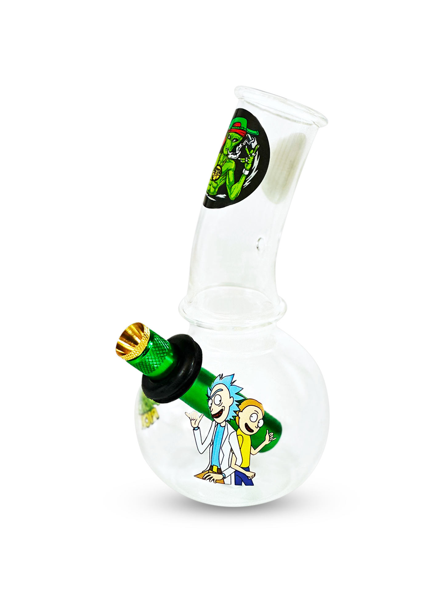 Small Glass Bong - 15cm Baby Plain