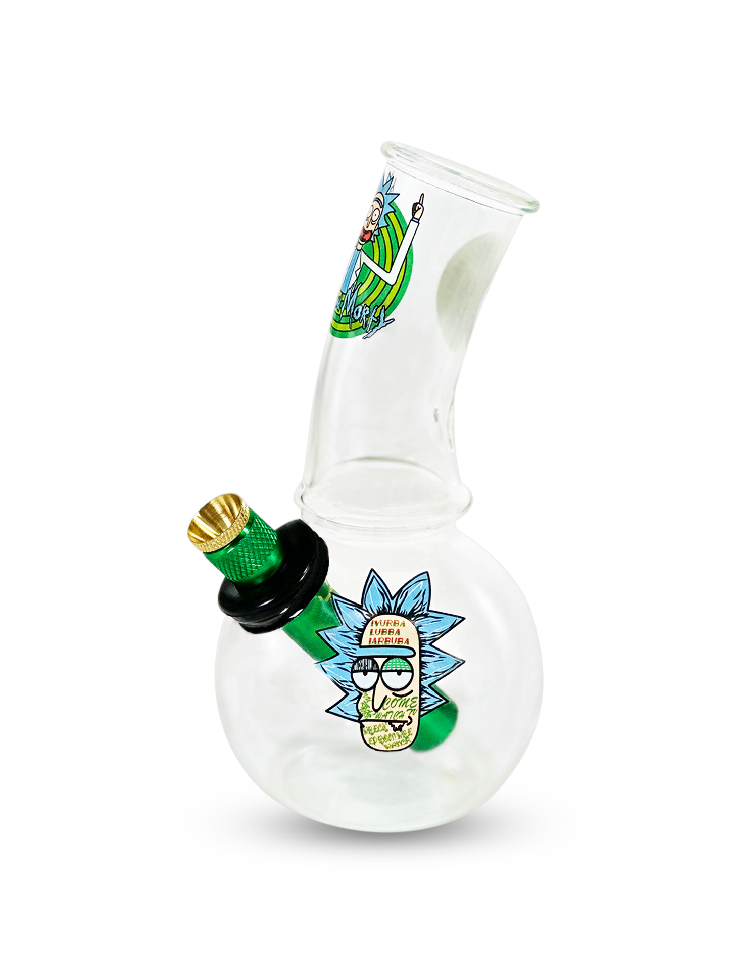 Small Glass Bong - 15cm Baby Plain