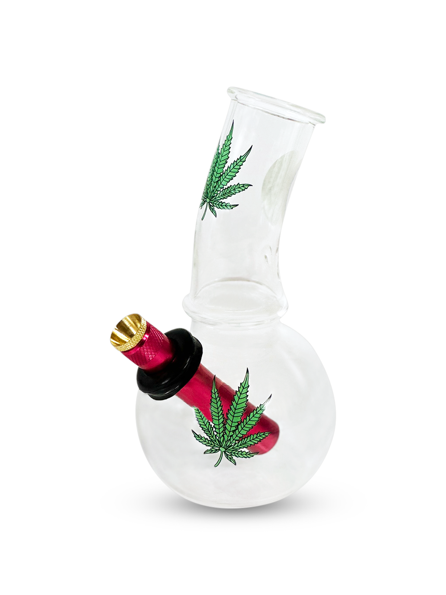 Small Glass Bong - 15cm Baby Plain