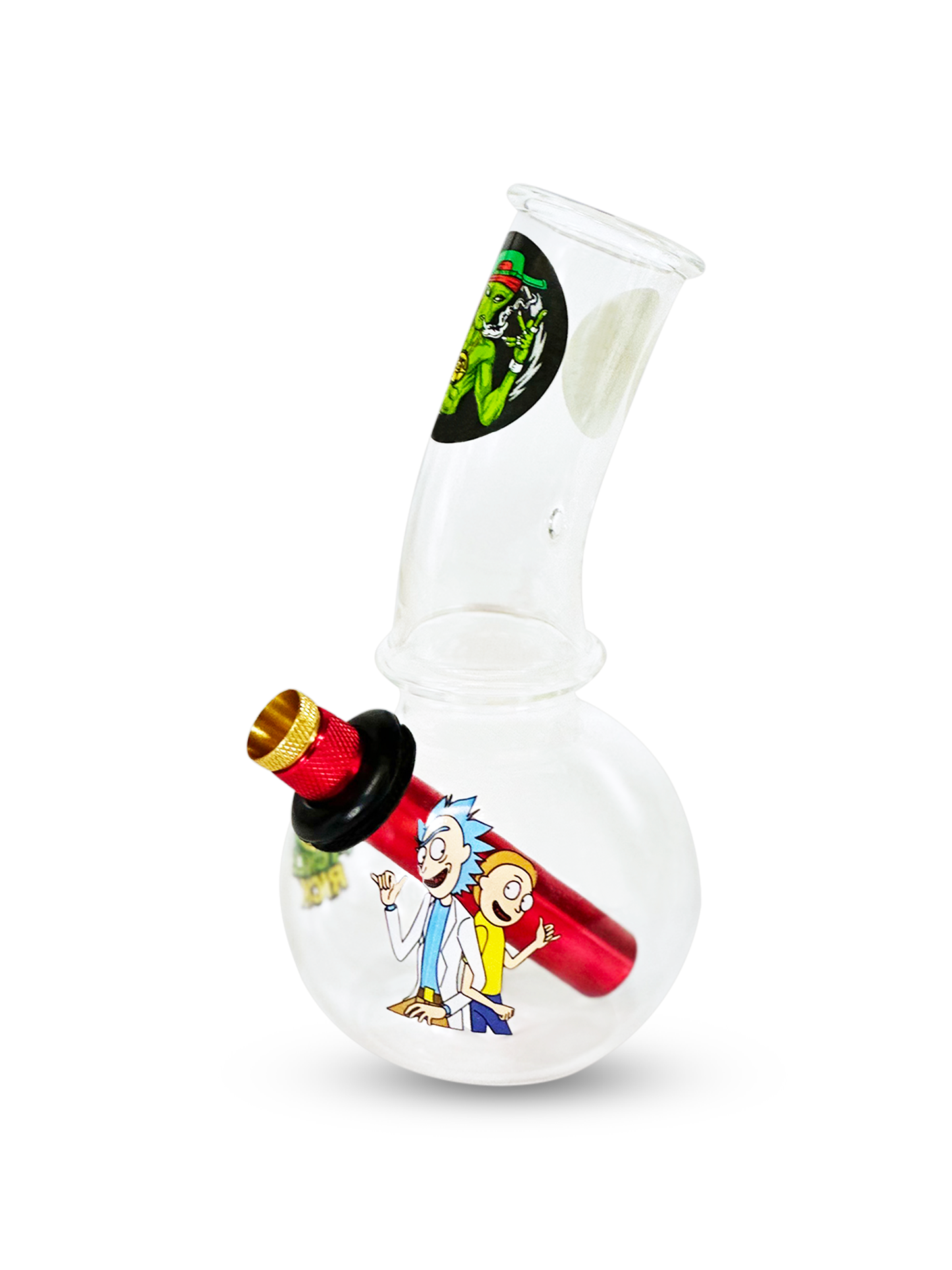 Small Glass Bong - 15cm Baby Plain