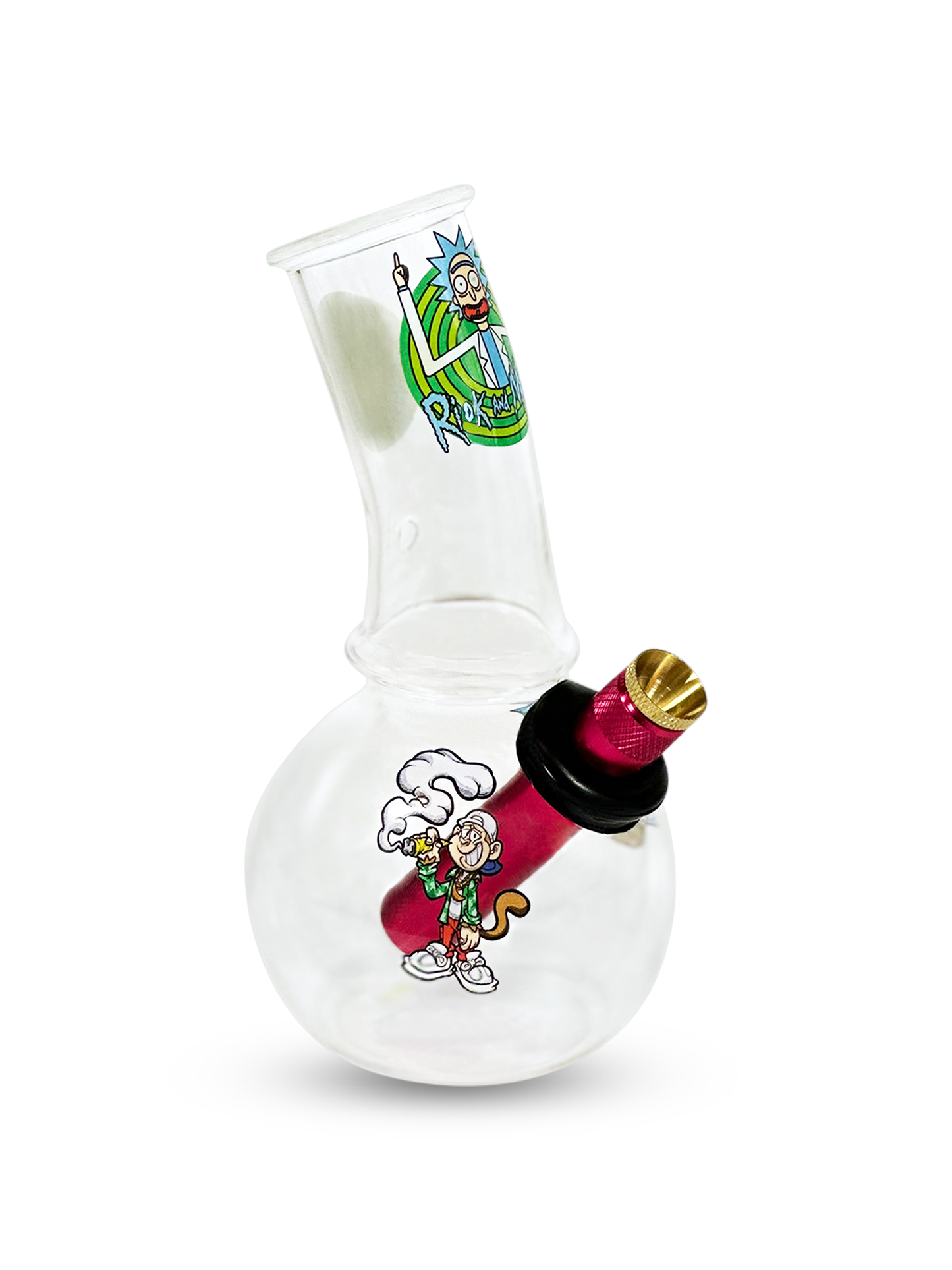 Small Glass Bong - 15cm Baby Plain