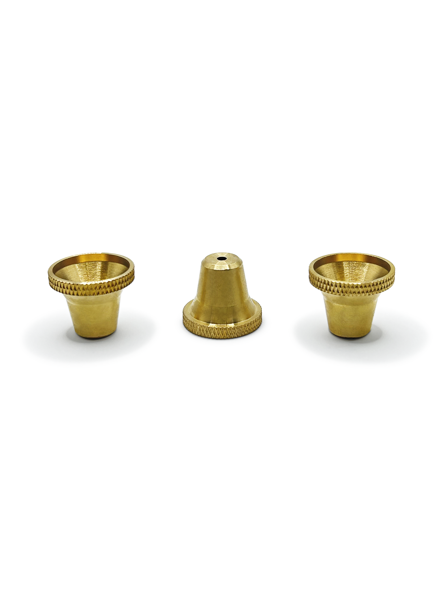 Large Brass Cone Pieces – 3 Pack