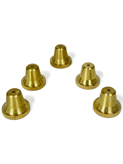 Large Brass Cone Pieces - 5 Pack