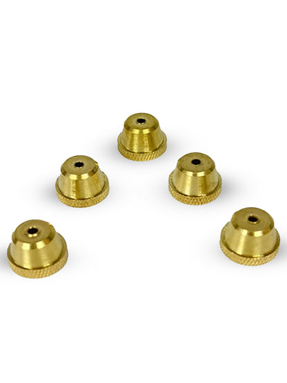 Premium Small Brass Smoking Cones – 5 Cones Per Pack