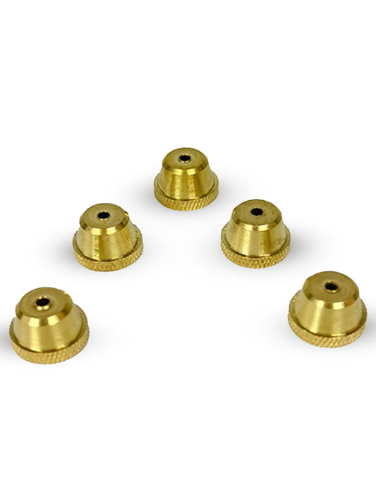 Premium Small Brass Smoking Cones – 5 Cones Per Pack