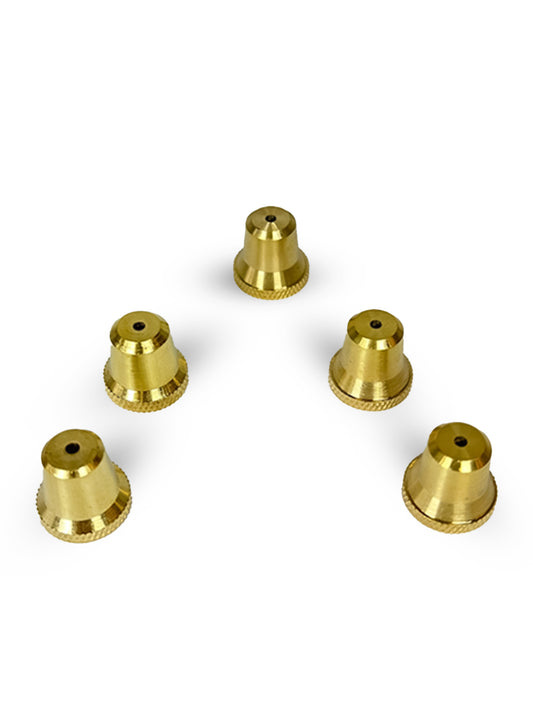 Medium Brass Cone Pieces 5 Piece Pack